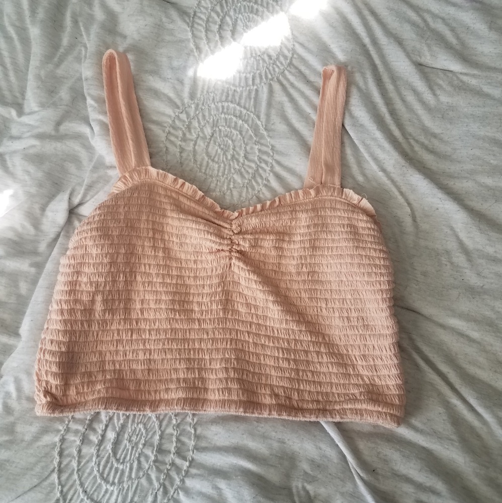 Pink crop top